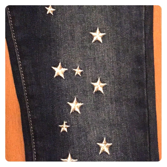NWT⭐️ GIRLS LEVI STAR EMBELLISHED SKINNY JEAN - Picture 4 of 7